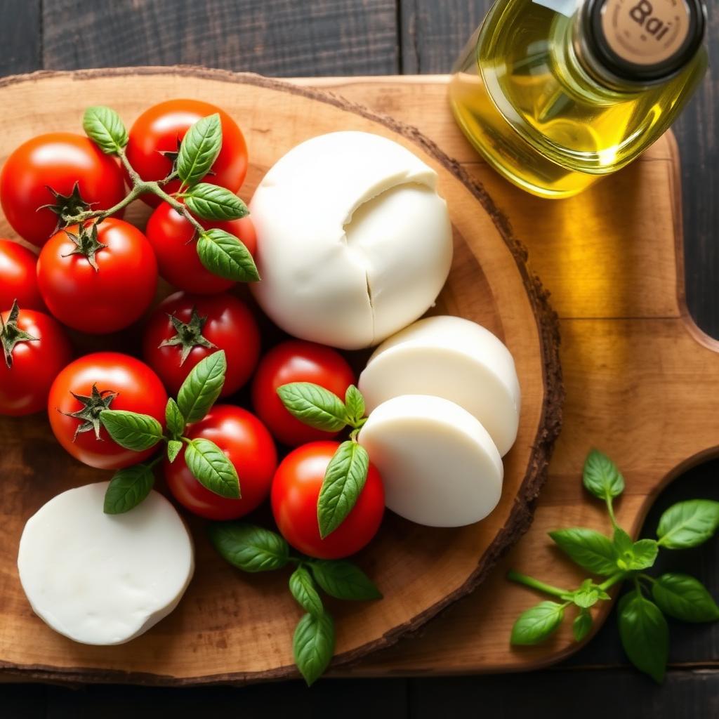 Ingredientes frescos italianos